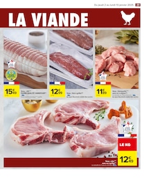 Offre Rôti de veau dans le catalogue Carrefour du moment à la page 31