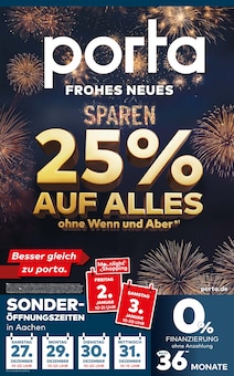 Aktueller porta Möbel Prospekt für Monschau und Ungebung, Seiten zum blättern porta Möbel Prospekt FROHES NEUES SPAREN! mit Seiten in Monschau und Umgebung