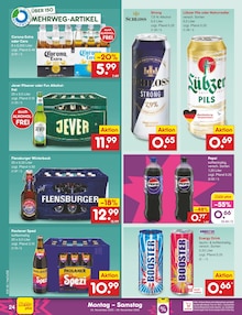 Bier im aktuellen Netto Marken-Discount Prospekt (Rostock) Bier im Netto Marken-Discount Prospekt "Aktuelle Angebote" mit 60 Seiten (Rostock)