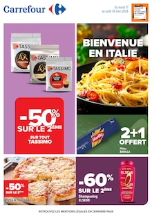 Promotion Fast Food dans le prospectus Carrefour, valable du 17/03/2026 au 30/03/2026 Promo Fast Food dans le catalogue Carrefour du moment à la page 1