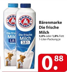 Bärenmarke Die frische Milch bei famila Nordost in Bad Salzuflen Bärenmarke Die frische Milch im Angebot bei famila Nordost Bad Salzuflen für 0,88 €