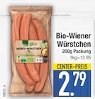 Bio-Wiener Würstchen im EDEKA Prospekt Bio-Wiener Würstchen im aktuellen EDEKA Prospekt für 2,79 €