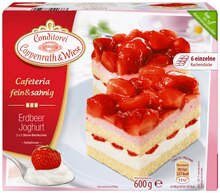 Cafeteria fein & sahnig Donauwelle oder Cafeteria fein & sahnig Erdbeer Joghurt bei REWE in Aachen Cafeteria fein & sahnig Donauwelle oder Cafeteria fein & sahnig Erdbeer Joghurt im Angebot bei REWE Aachen für 2,99 €