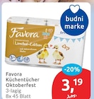 Küchentücher Oktoberfest Limited-Edition von Favora für 3,19 € bei budni im Angebot Küchentücher Oktoberfest Limited-Edition von Favora im aktuellen budni Prospekt