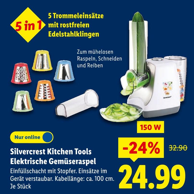 Kitchen Tools Elektrische Gemüseraspel
