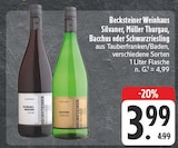 Silvaner Angebote von Becksteiner Weinhaus bei EDEKA Schwabach für 3,99 €
