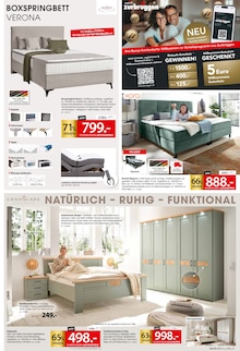 Bett im Zurbrüggen Prospekt "SUPER SPAR-WOCHEN" mit 22 Seiten (Paderborn)