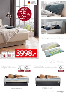 Bett im aktuellen ZurbrĂĽggen Prospekt (Bremerhaven) Bett im ZurbrĂĽggen Prospekt "Ruf Betten Spezial" mit 8 Seiten (Bremerhaven)