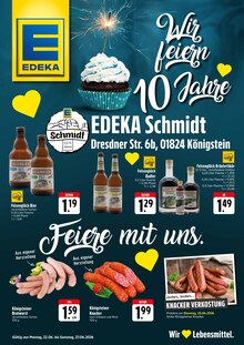 Aktueller EDEKA Prospekt für Rosenthal-Bielatal und Ungebung, Seiten zum blättern EDEKA Prospekt Aktuelle Angebote mit Seiten in Rosenthal-Bielatal und Umgebung