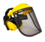 Visière de protection grillagée avec protège-oreilles - OREGON - Rural Master à Le Mans Visière de protection grillagée avec protège-oreilles - OREGON en promo chez Rural Master Le Mans à 18,90 €