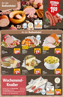 Weißwurst im aktuellen REWE Prospekt (Augsburg) Weißwurst im REWE Prospekt "Dein Markt" mit 34 Seiten (Augsburg)