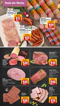 Mettwurst im aktuellen REWE Prospekt (Herne) Mettwurst im REWE Prospekt "Dein Markt" mit 31 Seiten (Herne)