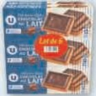 Petit Beurre Tablette Chocolat - U en promo chez Super U Martigues à 5,22 €