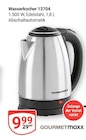 Wasserkocher 13704 im Angebot bei GLOBUS in Gießen Wasserkocher 13704 Angebote von Gourmetmaxx bei GLOBUS Gießen für 9,99 €