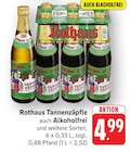 Tannenzäpfle Angebote von Rothaus bei EDEKA Kirchheim für 4,99 €
