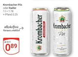 Aktuelle Krombacher Angebote bei GLOBUS in Herne Aktuelles Pils Angebot bei GLOBUS in Herne ab 0,89 €