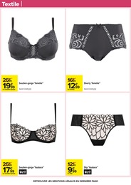 Prix et réduction Soutien-Gorge dans le prospectus Carrefour en cours Offre Soutien-Gorge dans le catalogue Carrefour du moment à la page 55