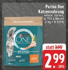 Katzennahrung Angebote von Purina One bei EDEKA Ahlen für 2,99 €