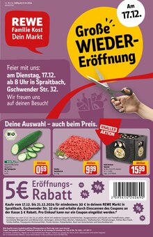 Aktueller REWE Prospekt für Spraitbach mit  Seiten