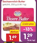 Netto Marken-Discount Heinrichsruh - Sachsenmilch Butter Angebot im Prospekt Sachsenmilch Butter bei Netto Marken-Discount im Heinrichsruh Prospekt für 1,29 €