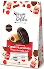 La Madeleine Cœur Framboise Coque Chocolat Noir - Maison Colibri à 2,99 € dans le catalogue Intermarché Hyper