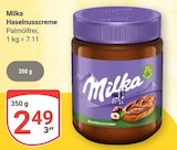 Haselnusscreme Angebote von Milka bei GLOBUS Jena für 2,49 €
