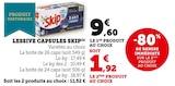 Lessive Capsules - SKIP en promo chez U Express Bron à 1,92 €