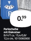 Parkscheibe mit Eiskratzer bei ROLLER im Wernigerode Prospekt für 0,99 €