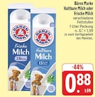Frische Milch im Angebot bei EDEKA in Amberg Frische Milch Angebote von Bären Marke bei EDEKA Amberg für 0,88 €