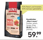 Hundefutter "Max-i-mum" Angebote von Rinti bei BayWa Bau- und Gartenmärkte Reutlingen für 59,99 €