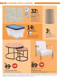 Offre Fauteuil dans le catalogue E.Leclerc du moment à la page 38