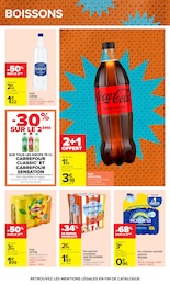Prix et réduction San Pellegrino dans le prospectus Carrefour en cours Offre San Pellegrino dans le catalogue Carrefour du moment à la page 44