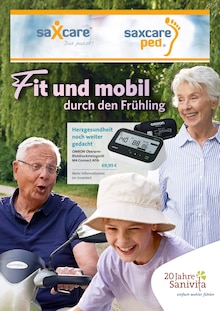 Blutdruckmessgerät im saXcare GmbH Orthopädietechnikzentrum Prospekt "Fit und mobil durch den Frühling" mit 6 Seiten (Chemnitz)