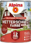 Wetterschutz-Farbe Angebote von Alpina bei Globus-Baumarkt Fellbach für 36,00 €