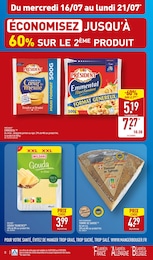 Prix et réduction Tomme De Savoie dans le prospectus Aldi en cours Offre Tomme De Savoie dans le catalogue Aldi du moment à la page 8