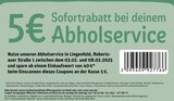 5€ Sofortrabatt bei deinem Abholservice im aktuellen Prospekt bei REWE in Westheim