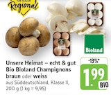Bio Bioland Champignons braun im Angebot bei EDEKA in Bietigheim-Bissingen Bio Bioland Champignons braun Angebote von Bioland bei EDEKA Bietigheim-Bissingen für 1,99 €
