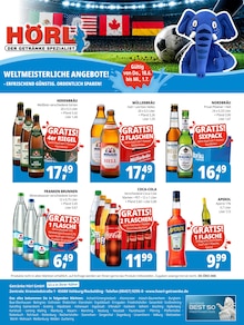 Cola im aktuellen Getränke Hörl Prospekt (Ingolstadt) Cola im Getränke Hörl Prospekt "HÖRL. DER GETRÄNKE SPEZIALIST" mit 8 Seiten (Ingolstadt)