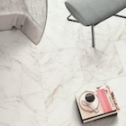 Promo Lame PVC clipsable effet marbre blanc mat L.77,6 x l.38,7 cm x ép. 4,5 mm, GoodHome à 24,99 € dans le catalogue Castorama à Le Mans