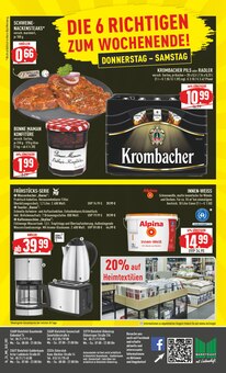 Krombacher im Marktkauf Prospekt "Aktuelle Angebote" mit 40 Seiten (Bielefeld)