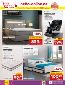 Bett im aktuellen Netto Marken-Discount Prospekt (Wiesbaden) Bett im Netto Marken-Discount Prospekt "Aktuelle Angebote" mit 59 Seiten (Wiesbaden)