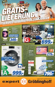 Fernseher im expert Prospekt "Top Angebote" mit 8 Seiten (Hückelhoven)