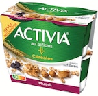 Yaourt aux probiotiques céréales Muesli - Activia à 0,80 € dans le catalogue Intermarché Super
