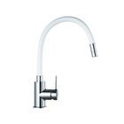 Robinet de cuisine avec bec flexible DELINIA Eleki blanc - DELINIA dans le catalogue Leroy Merlin