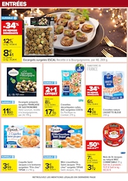 Offre Escargots surgelés dans le catalogue Carrefour du moment à la page 82