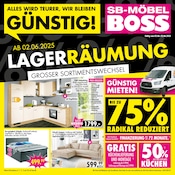 Aktueller SB Möbel Boss Möbel & Einrichtung Prospekt in Christinendorf und Umgebung, "ALLES WIRD TEURER, WIR BLEIBEN GÜNSTIG!" mit 12 Seiten, 02.06.2025 - 22.06.2025