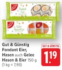 Fondant Eier, Hasen Angebote von Gut & Günstig bei E center Göppingen für 1,19 €