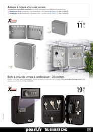 Prix et réduction Crochets dans le prospectus PEARL en cours Offre Crochets dans le catalogue PEARL du moment à la page 35