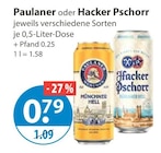 Paulaner oder Hacker Pschorr von  im aktuellen V-Markt Prospekt für 0,79 €