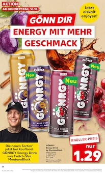 Energydrink im aktuellen Kaufland Prospekt (Langenhagen) Energydrink im Kaufland Prospekt "Aktuelle Angebote" mit 64 Seiten (Langenhagen)
